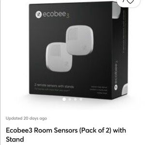 Ecobee 3 sensors with stands